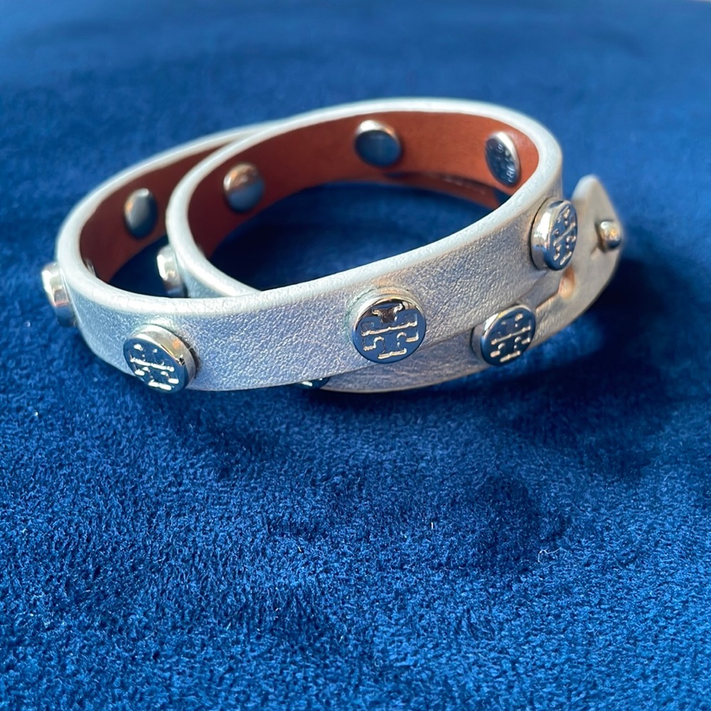 Tory Burch Silver Wrap Bracelet
